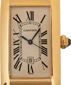 HandMade The Cartier Tank Americaine 1725 18k Yellow Gold