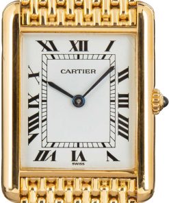 HandMade The Cartier Tank Yellow Gold