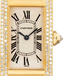 HandMade The Cartier Tank Americaine WB7012K2 Diamond Case