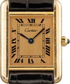 HandMade The Cartier Tank Champagne Roman Dial
