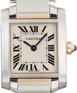 HandMade The Cartier Tank Francaise W51007Q4 Small Steel & Gold Model