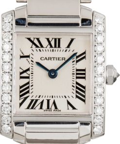 HandMade The Cartier Tank Francaise Ref WE1002S3 18k White Gold