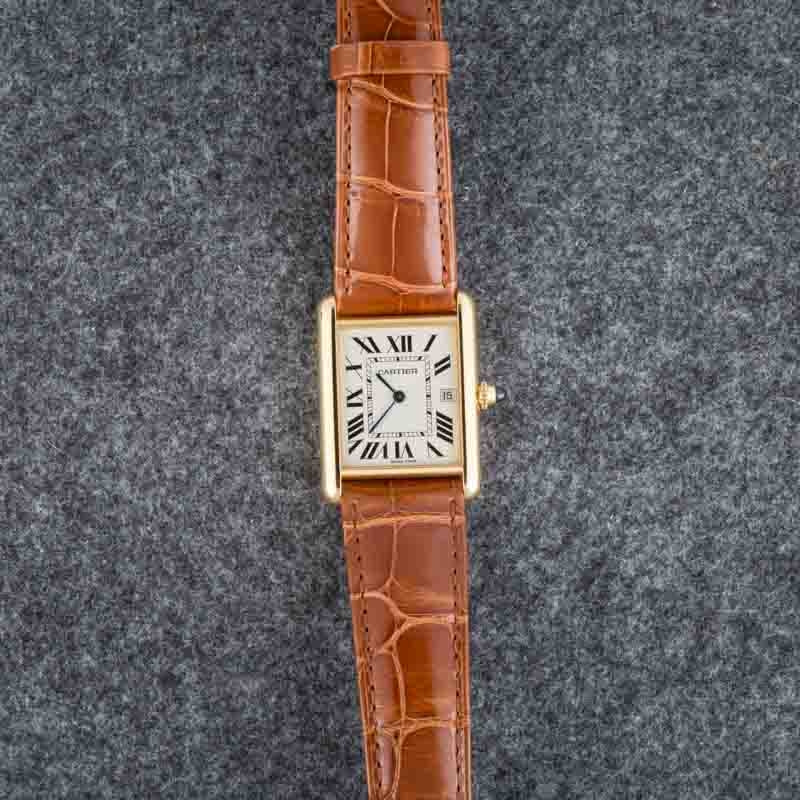 HandMade The Cartier Tank Louis Ref W1529756 18k Yellow Gold - Image 6