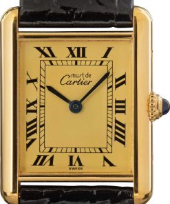 HandMade The Cartier Tank Must W1002753 Vermeil