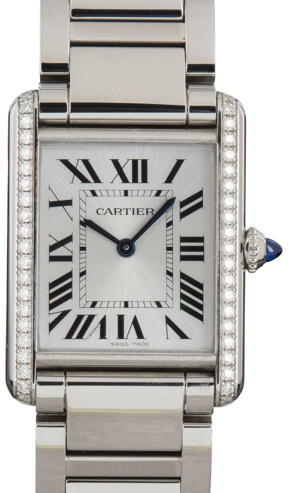 HandMade The Cartier Tank Must W4TA0017 Diamond Case