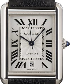 HandMade The Cartier Tank Must WSTA0040 Extra Large Stainless Steel