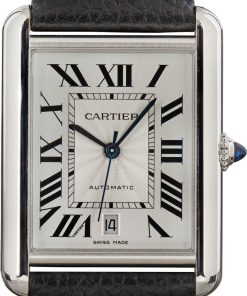HandMade The Cartier Tank Must WSTA0040 Extra Large Steel Model