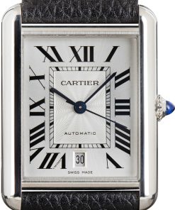 HandMade The Cartier Tank Must WSTA0040 Extra Large Silver Dial