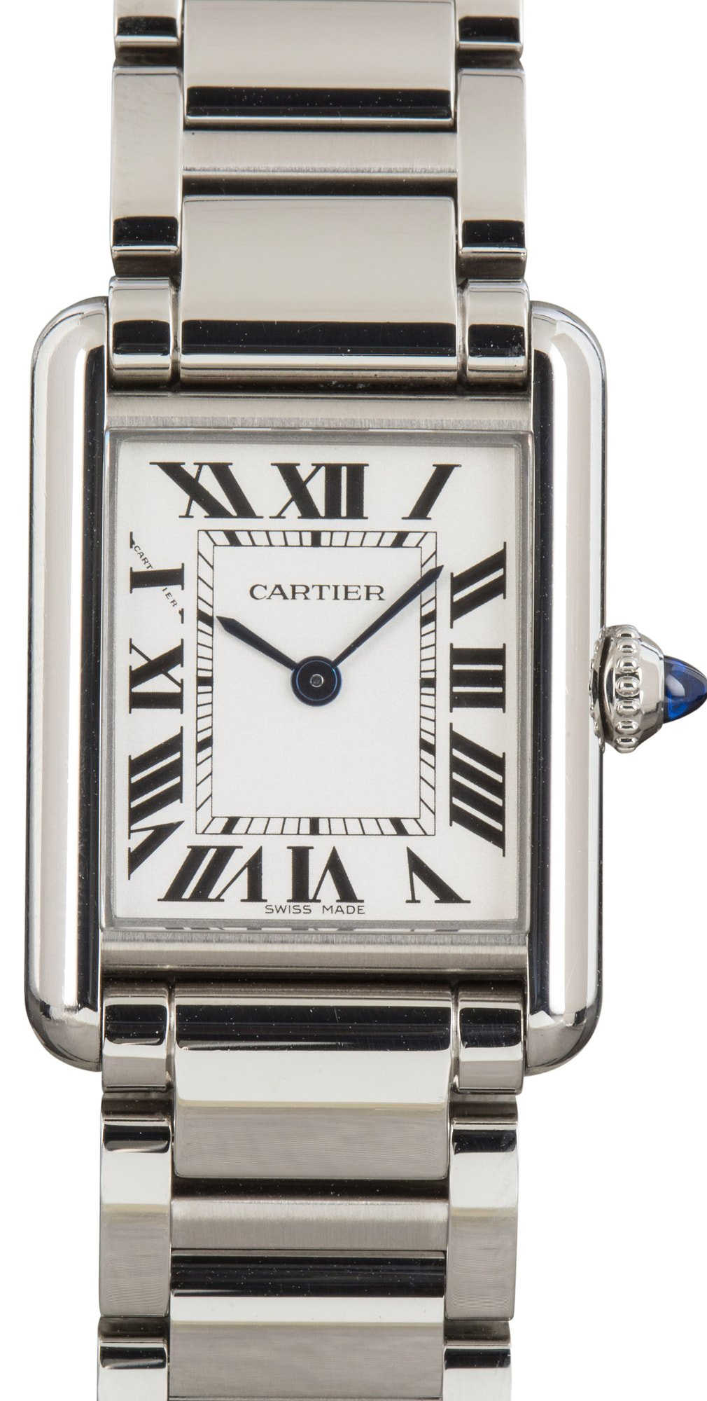 HandMade The Cartier Tank Must SolarBeat WSTA0091 Stainless Steel