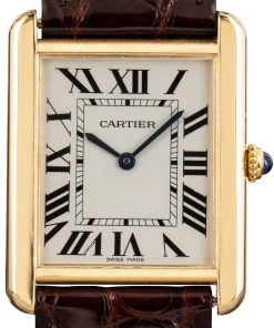 HandMade The Cartier Tank Solo Large Yellow Gold