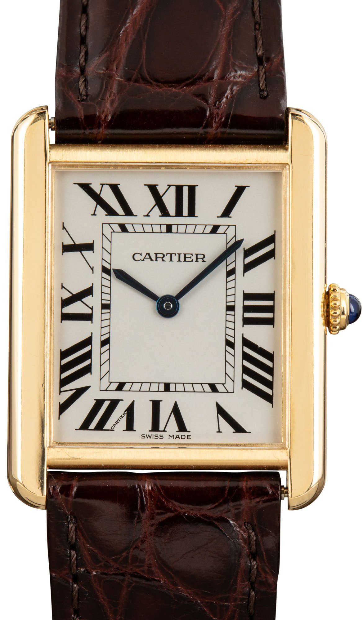 HandMade The Cartier Tank Solo Large Yellow Gold