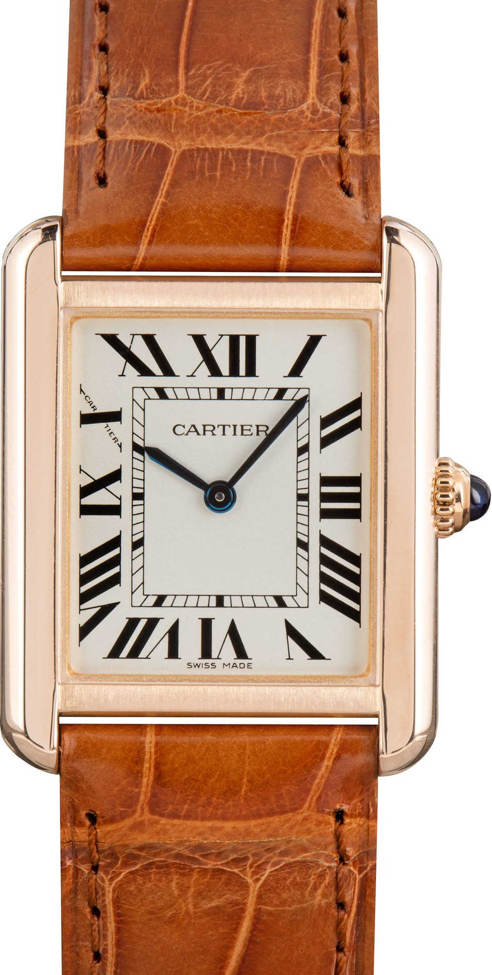 HandMade The Cartier Tank Solo Ref W5200024 18k Rose Gold