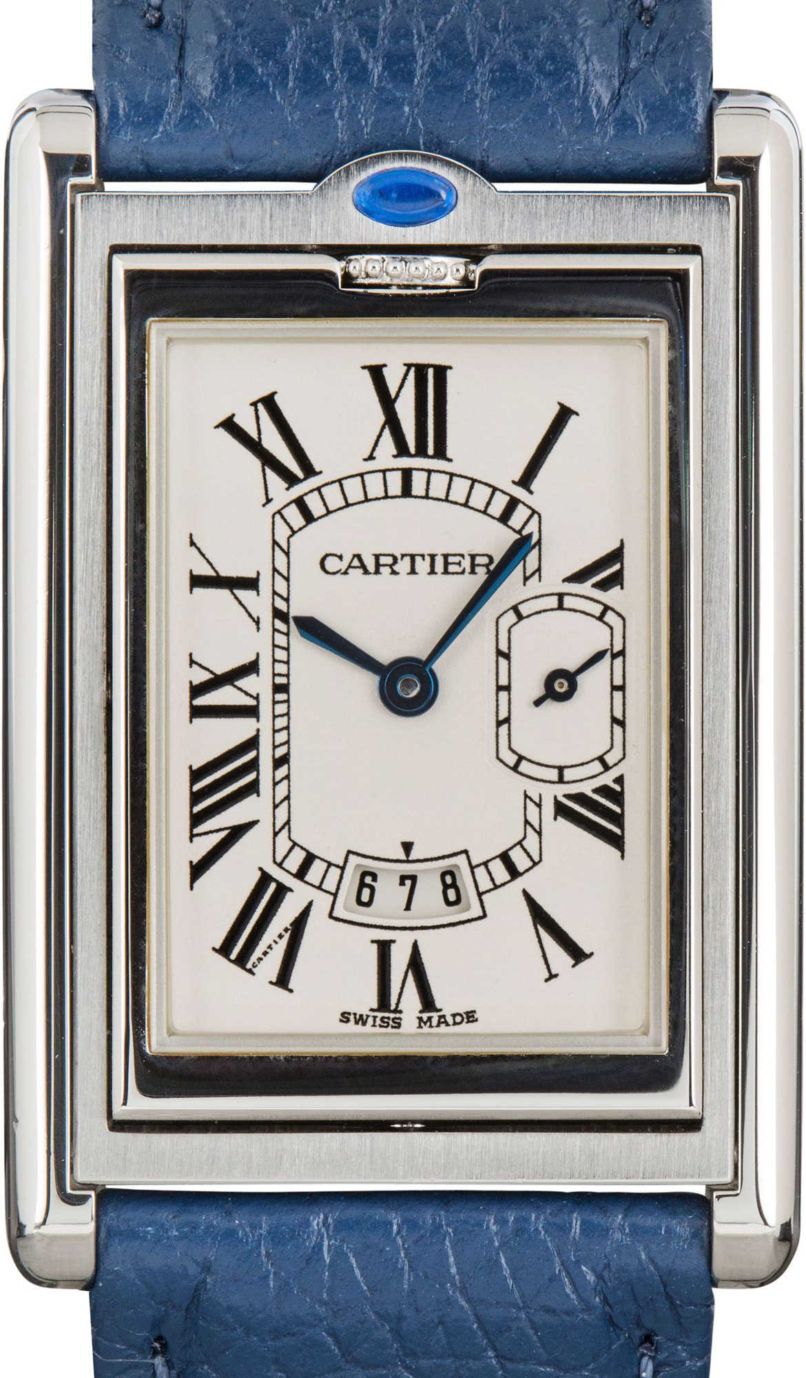 HandMade The Cartier Tank Basculante Stainless Steel