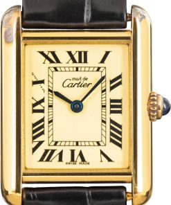 HandMade The Cartier Tank Vermeil Ivory Dial