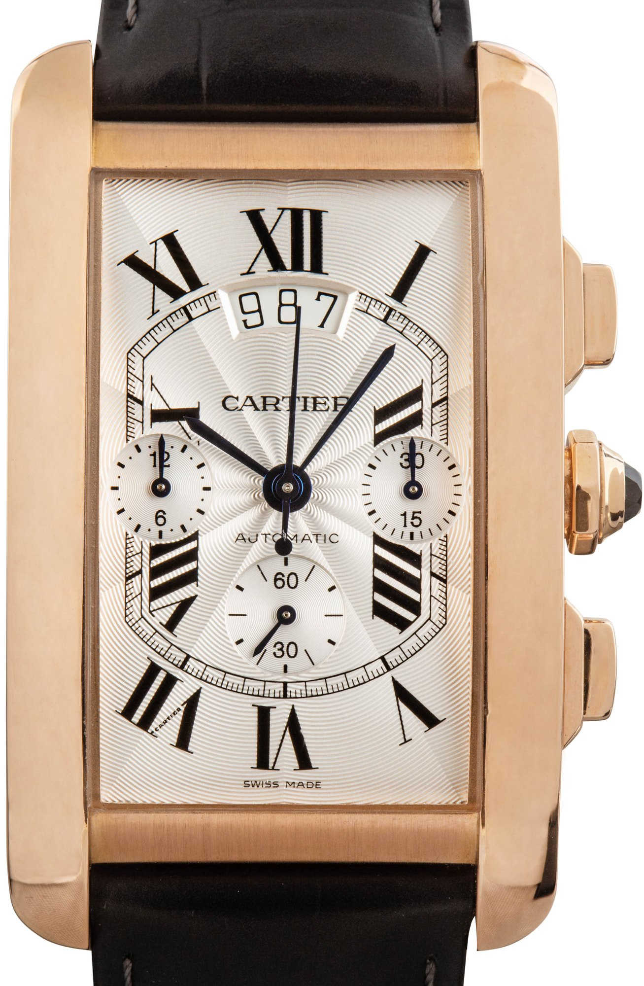 HandMade The Cartier Tank Americaine Ref W2609356 18k Rose Gold