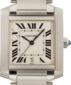 HandMade The Cartier Tank Francaise Roman Dial