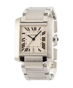 Alternative view of HandMade The Cartier Tank Francaise Roman Dial