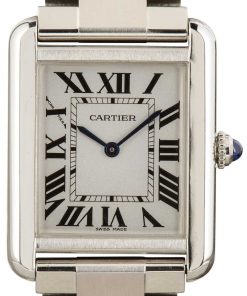 HandMade The Cartier Tank Solo Stainless Steel Small Model