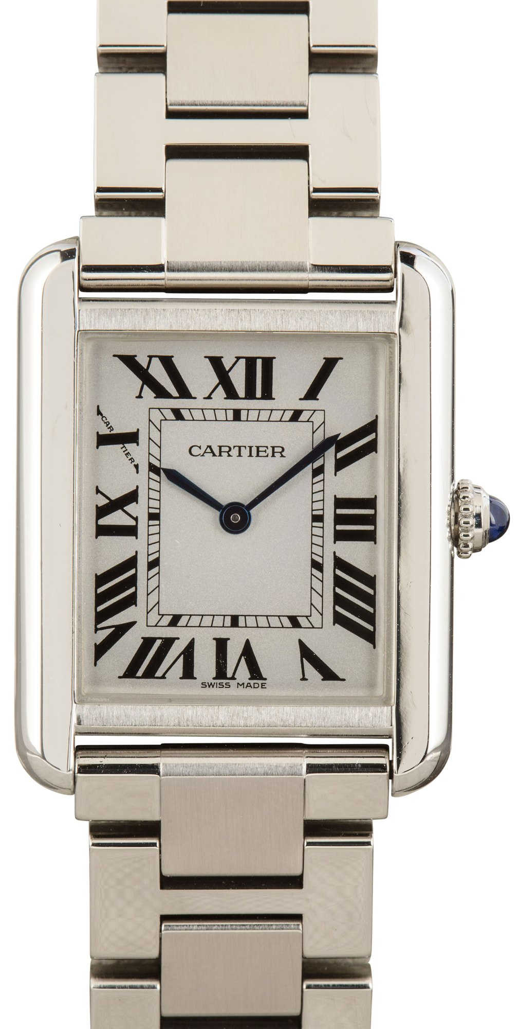 HandMade The Cartier Tank Solo Stainless Steel Small Model