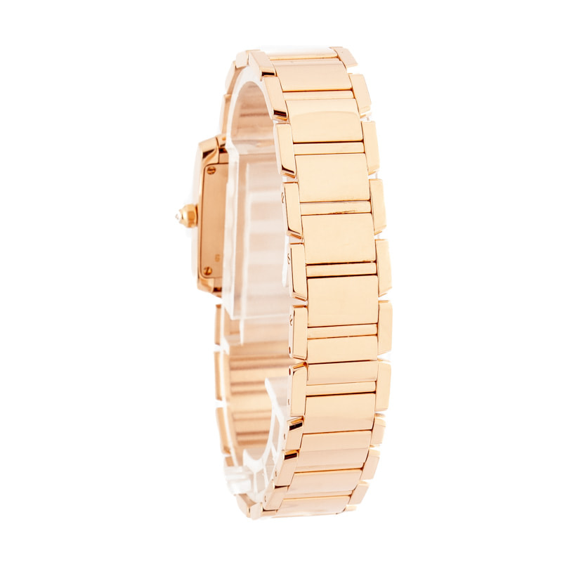 HandMade The Cartier Tank Francaise Watch 18k Rose Gold - Image 3