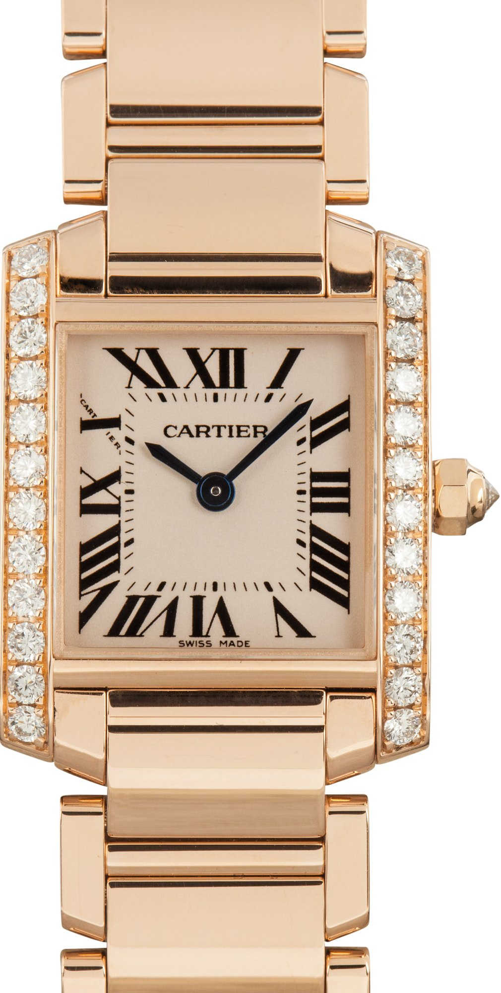 HandMade The Cartier Tank Francaise Watch 18k Rose Gold