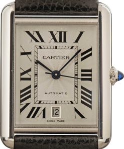 HandMade The Cartier Tank Must Watch Stainless Steel Extra Large Model