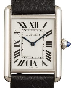HandMade The Cartier Tank Must Stainless Steel WSTA0041 Large Model