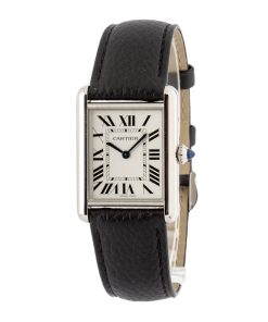 Alternative view of HandMade The Cartier Tank Must Silver Dial