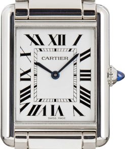 HandMade The Cartier Tank Must WSTA0052 Steel Large Model