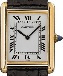 HandMade The Cartier Tank White Roman Dial