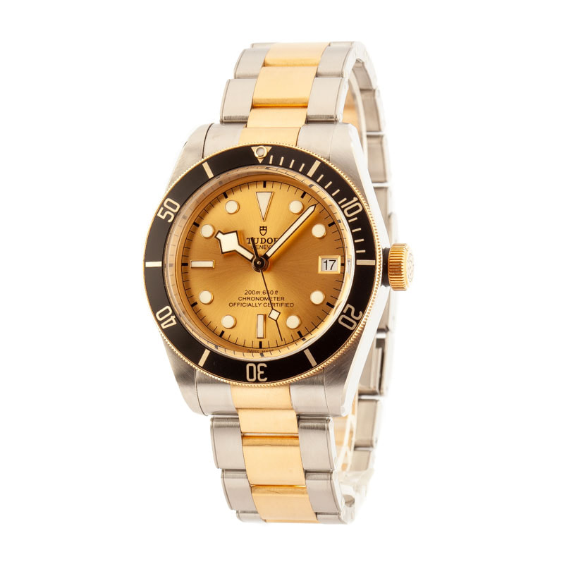 HandMade The Tudor Black Bay 79733N Two Tone Black Dial - Image 2