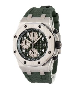 Alternative view of HandMade The Audemars Piguet Royal Oak Offshore Selfwinding Chronograph Khaki Green Dial