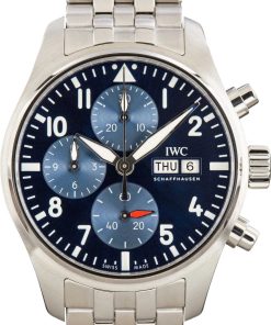 HandMade The IWC Pilot’s Watch Chronograph 41 IW388102 Blue Dial