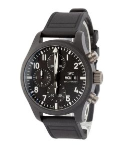 Alternative view of HandMade The IWC Pilot’s Watch Chronograph 41 TOP GUN IW389401 Black Ceramic