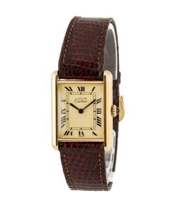 Alternative view of HandMade The Must de Cartier Ivory Roman Dial