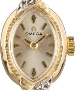 HandMade The Vintage Yellow Gold Lady Omega Cocktail