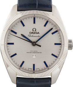 HandMade The Omega Constellation Globemaster Platinum on Leather