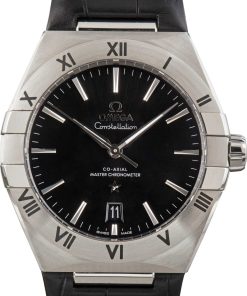 HandMade The Omega Constellation 39MM Steel on Leather