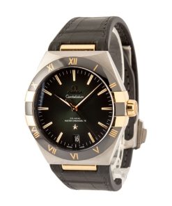 Alternative view of HandMade The Omega Constellation Steel & Yellow Gold Green Dial