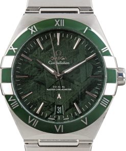 HandMade The Omega Constellation Green Meteorite Dial
