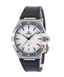 Alternative view of HandMade The Omega Constellation Blue Ceramic Bezel