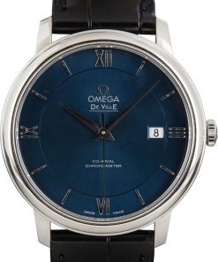 HandMade The Omega De Ville Prestige Blue Roman & Index Dial