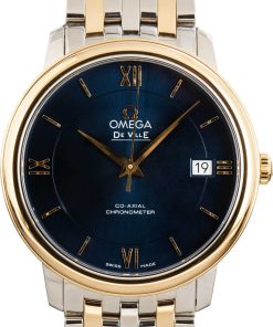 HandMade The Omega De Ville Prestige Blue Dial