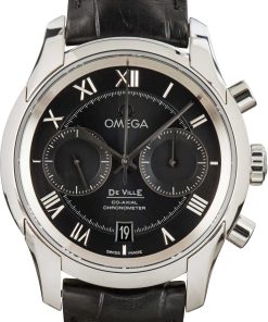 HandMade The Omega De Ville Hour Vision Black Dial