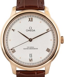 HandMade The Omega De Ville Prestige 40MM Sedna Gold