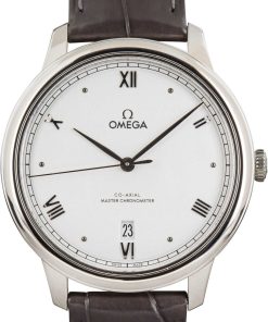 HandMade The Omega De Ville Prestige Silver Roman Dial