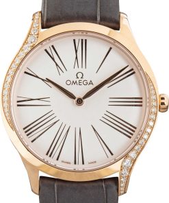 HandMade The Omega De Ville Tresor 36MM Sedna Gold