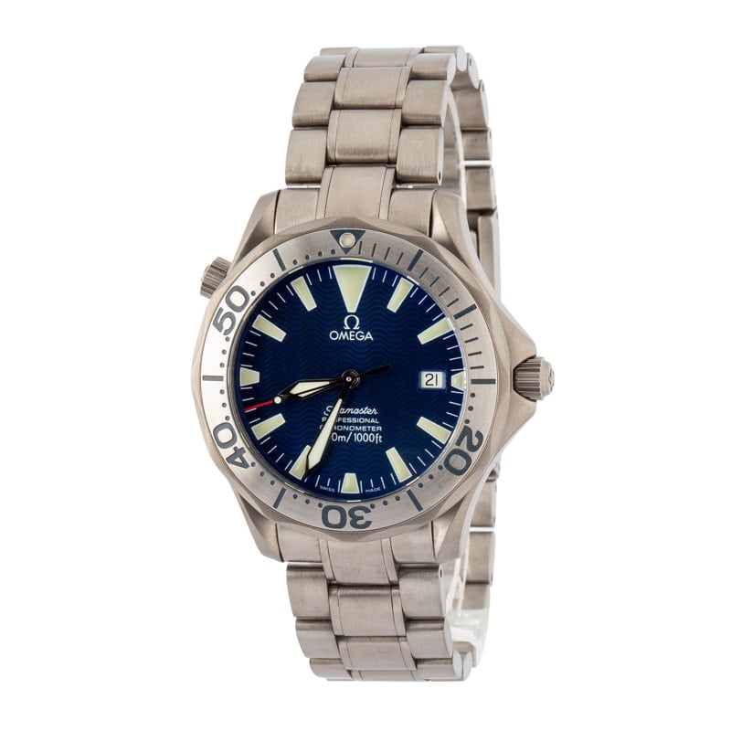 HandMade The Titanium Omega Seamaster Blue Dial - Image 2