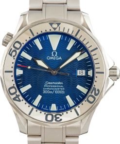 HandMade The Omega Seamaster 300 Blue Wave Dial