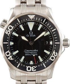 HandMade The Omega Seamaster Ref 2262.50.00 Black Wave Dial